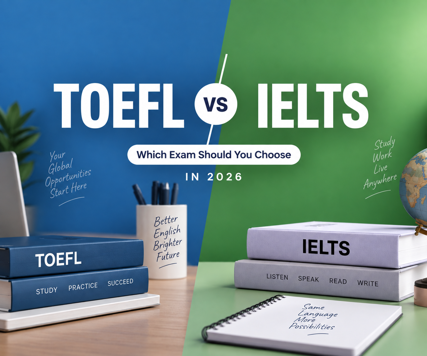 TOEFL vs IELTS․ ո՞ր քննությունն ընտրել 2026 թվականին | LanguageOn